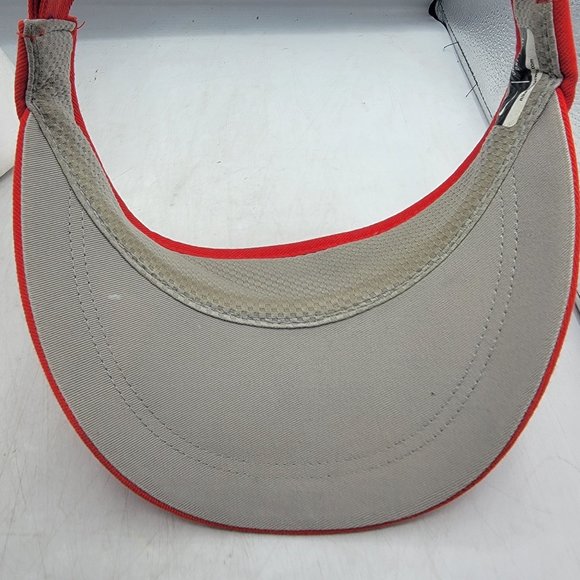 Nike Sideline SMU Mustangs Horse Red Visor Casual Comfort Adjustable Breathable - Picture 4 of 6